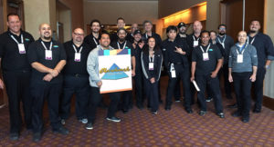 video production company staff at live event