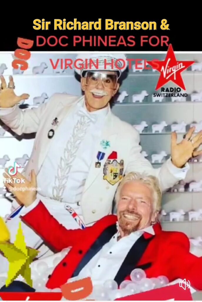 Doc Phineas with Richard Branson